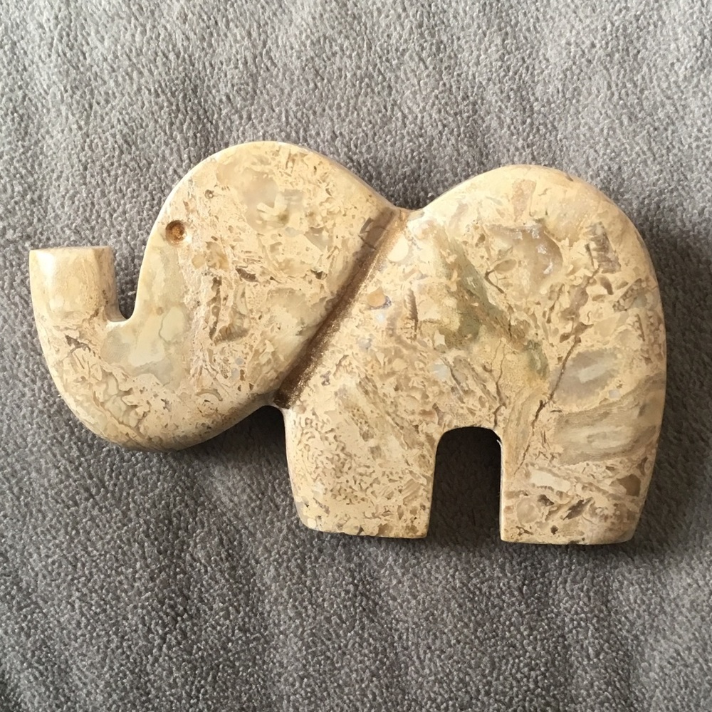 Stone Elephant Pin